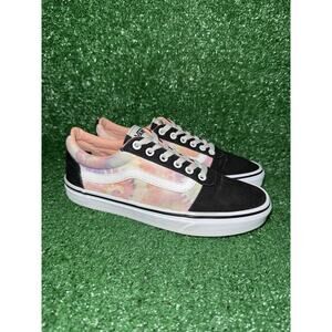 VANS Womens Old Skool Rainbow Tie Dye Low Top Sneakers Multicolor‎ Size 8